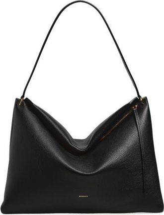 Wandler Penelope Leather Tote in Black Crust 3283 at Nordstrom