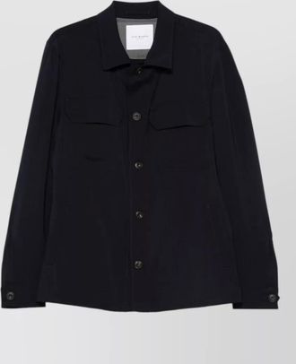 Luigi Bianchi tailored jacket long sleeves point collar