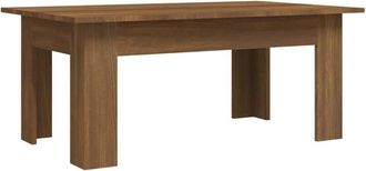 vidaXL Vidaxl - Coffee Table Brown Oak 100x60x42 cm Engineered Wood