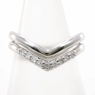 C&A White Gold White Gold (18K) Band Ring (Pre-Owned)