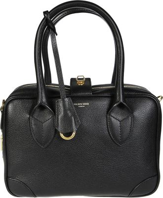 Golden Goose Tassen, Dames, Zwart, ONE Size, Geitenleren tas voor stijlvolle uitstraling