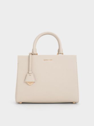 Charles & Keith Mirabelle Structured Top Handle bag