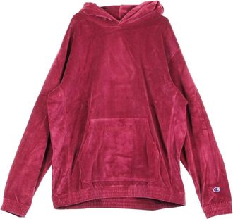Champion Hooded Sweatshirt - Heren - Hoodies - Rood - S - Katoen - Hoodies & sweatvesten