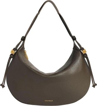 Coccinelle Thess Schoudertas - Dames - Schoudertassen - Groen - ONE Size - Katoen - Tassen