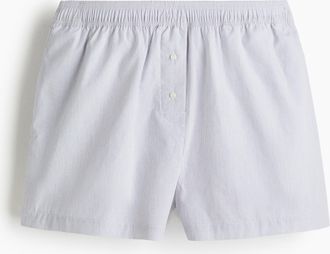 H&M Popelineshorts - White