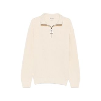 J.W.Anderson Half-zip Ribbed-knit Sweater