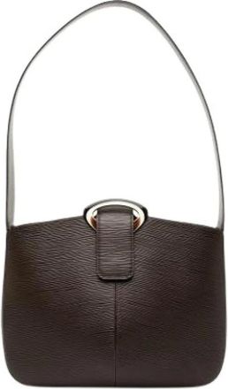 Louis Vuitton Pre-owned Shoulder Bags, female, Brown, Size: ONE SIZE Pre-owned Leather Shoulder Bag