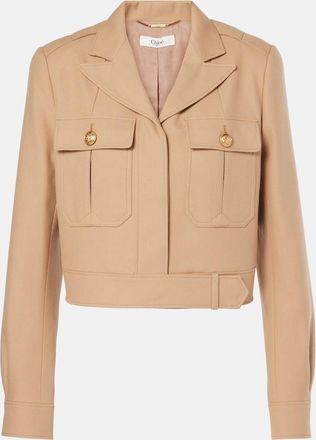 Chloé Cropped cotton jacket