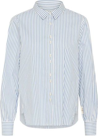 Cream Camisa Azul Aire Rayas - Blouses & Shirts - Mujer - Azul - 3XL