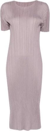 Issey Miyake Monthly Colors : Vestido de Agosto - Dresses - Mujer - P&uacute;rpura - L