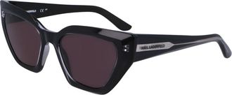 Karl Lagerfeld Zonnebril Kl 6145S - unisex - Zonnebrillen - Zwart - 54 MM - Accessoires