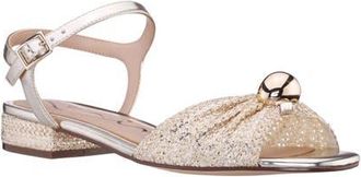 Nina Slater Ankle Strap Sandal in Gold Multi at Nordstrom, Size 9.5