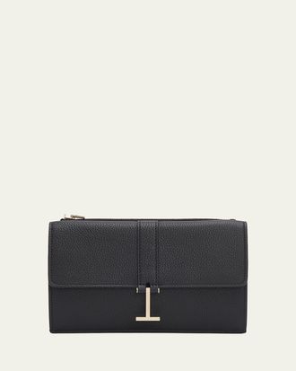 Tom Ford Kara Mini Leather Hanging T Crossbody Bag