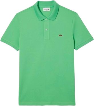 Lacoste Klassiek poloshirt - Heren - Polos - Groen - M - Katoen - Tops