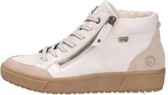 Remonte Flotter Schn&uuml;rboot - Dames - Winterlaarzen - Beige - 38 EU - Leer - Schoenen