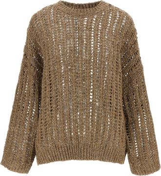 Brunello Cucinelli rustic Dazzling Net Sweater