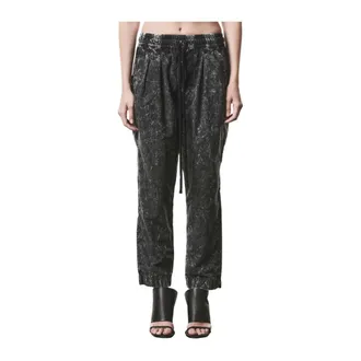 Thom Krom Cropped Jeans, female, Black, Size: M W P 22 Trousers