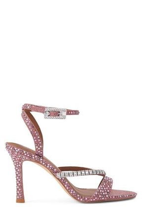 Kurt Geiger Crystal Ankle Strap Sandal in Pink at Nordstrom, Size 5.5Us