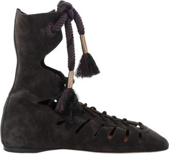 Isabel Marant Black Gladiator Boots