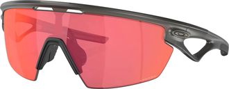 Oakley Unisex - Sphaera Sunglasses In Matte Grey Smoke Prizm Trail Torch