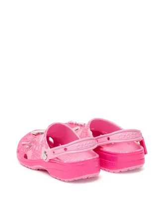 Crocs Womens X Mattel Barbie Classic Clogs Pink Shoes > Sandals