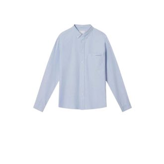 Isabel Marant Overhemden, Heren, Blauw, XL, Katoen, Jasolo Shirt