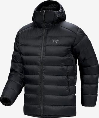 Arc'teryx Kurze Nylon-Daunenjacke mit Kapuze Thorium