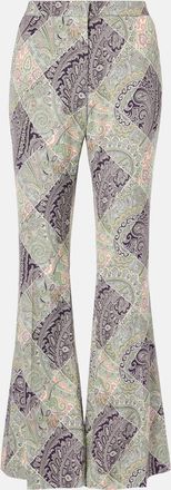 Etro Paisley high-rise flared pants