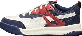 Puma Backcourt Trainers Navy Burgundy 373027-05
