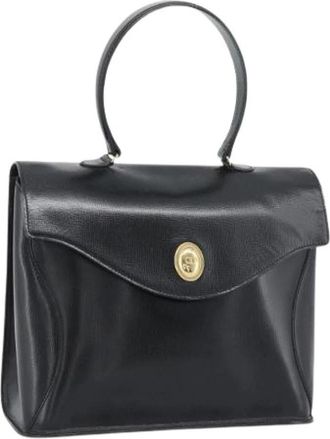Dior Pre-owned Vintage Leren Handtas - Dames - Vintage Handtas - Zwart - ONE Size - Leer - Vintage