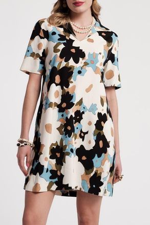 Frances Valentine Virginia Dress Morning Dew in Blue/multi at Nordstrom, Size X-Small