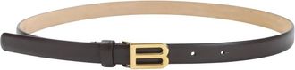 Balenciaga Bolero B Riem - Dames - Riemen - Bruin - 85 CM - Leer - Accessoires