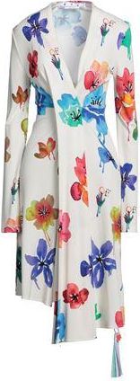 Off-white Midi dresses