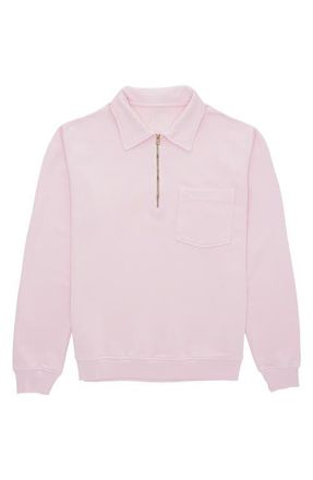 Fortela Cotton Zip-Up Sweatshirt in Pink at Nordstrom, Size Xx-Large Eu