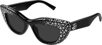 Gucci Sunglasses, female, Black, Size: 50 MM Gg2031S Sunglasses