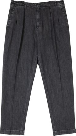 BRIGLIA 1949 Jeans met geplooid detail - Grijs