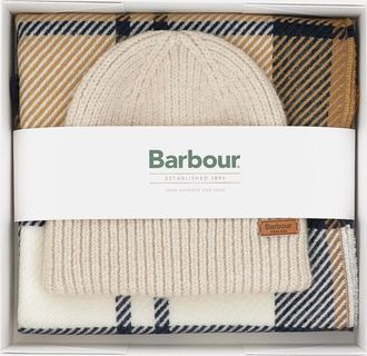 Barbour Set Regalo Cappello E Sciarpa