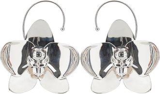 Casablanca Orchid Ear Cuff - Dames - Oorbellen - Grijs - ONE Size - Accessoires