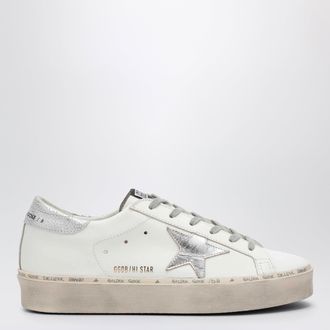 Golden Goose Sneakers Hi-star bianca/argento