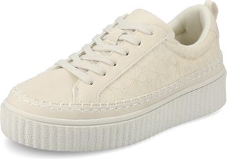 Journee Collection Womens Pazey Slip-On Platform Sneakers, Bone, 4.5 UK