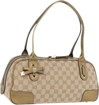 Gucci Borsa a mano vintage Gucci in tela GG Pre-owned - - Pre-owned - Donna - Beige - ONE SIZE
