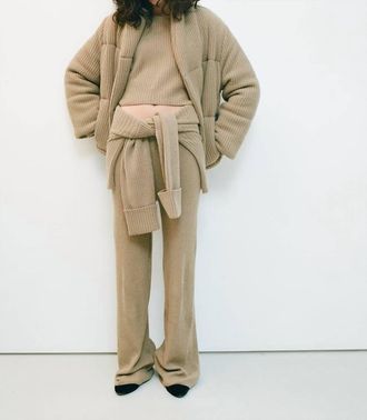 Le Kasha Linz Cashmere Puffer Jacket In Camel