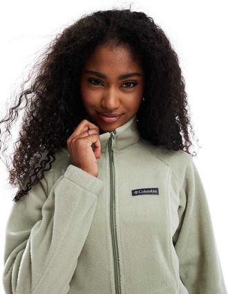 Columbia Benton Springs - Pile verde con zip