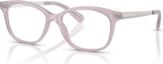 Michael Kors 51mm Rectangle optical glasses in Violet at Nordstrom