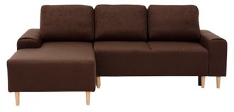 HOME AFFAIRE Ecksofa »Samu L-Form« wahlweise mit Bettfunktion und Bettkasten