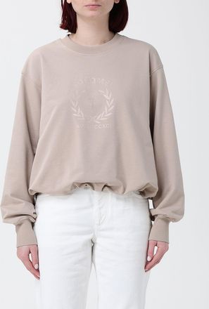 Brunello Cucinelli Felpa a girocollo in cotone con stemma Brunello Cucinelli