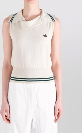 Vivienne Westwood cashmere-blend long-sleeve knitted top