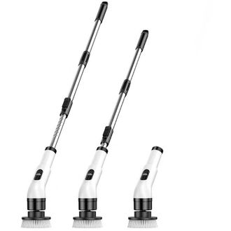 OEM Cepillo De Limpieza Inal&aacute;mbrico, Cepillo De Limpieza El&eacute;ctrico Giratorio, Viene Con 9 Cabezales De Cepillo Reemplazables, Adecuado Para Ba&ntilde;os, Cocinas