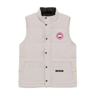 Canada Goose Beige Freestyle Gilet Down Jacket