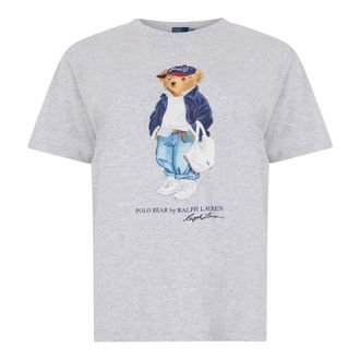 Polo Ralph Lauren Dames, Tops, Grijs, Maat: XS Katoen
